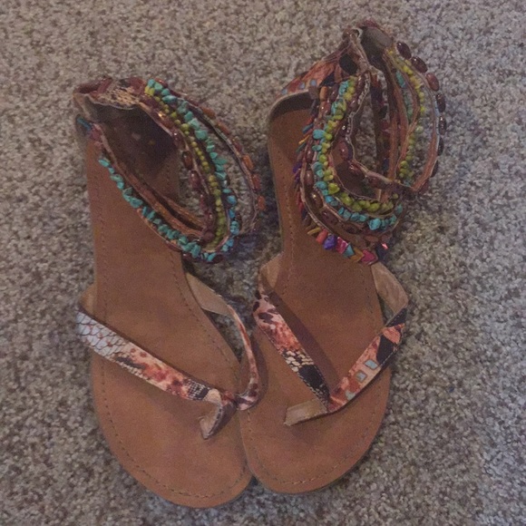 zigi soho beaded sandals